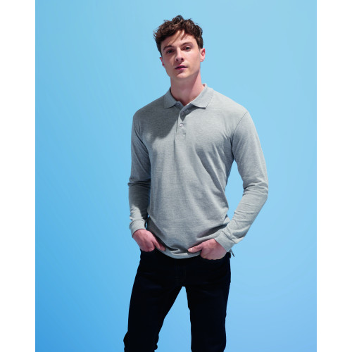 11328 MEN'S LS POLO SHIRT