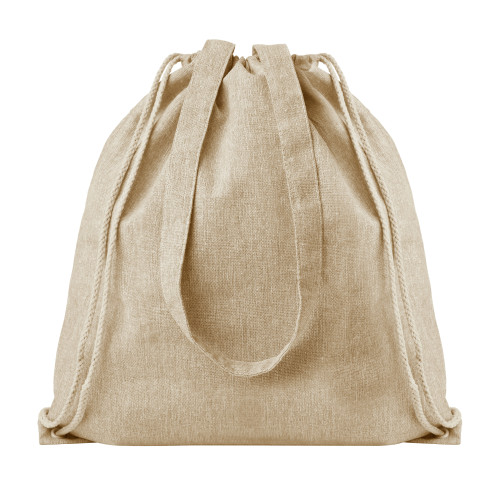 ATLANTA 04099 DRAWSTRING BACKPACK WITH HANDLESÂ Canvas 140gsm