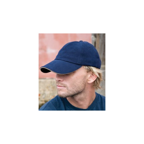 Pro-Style Heavy Brushed Cotton Cap ONE Black/Red