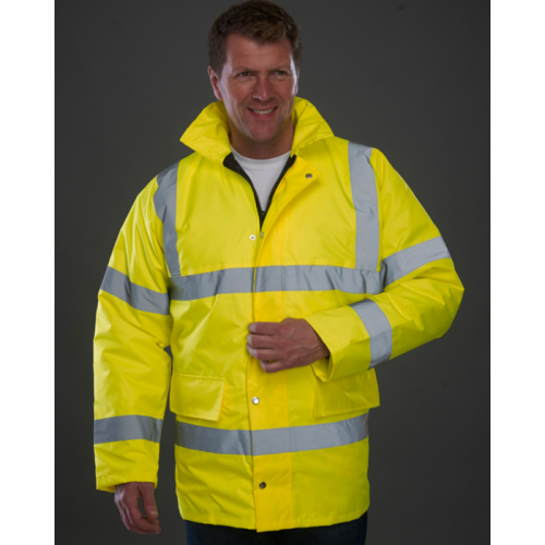 Hi-Vis Classic Motorway Jacket L Yellow