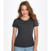 02758 WOMEN'S ROUND COLLAR FITTED T-SHIRT