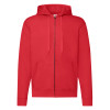 62062 Zip Thru Hooded Sweat Fruit of the Loom