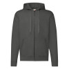 62062 Zip Thru Hooded Sweat Fruit of the Loom