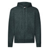 62062 Zip Thru Hooded Sweat Fruit of the Loom