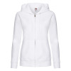 62118 Fruit of the Loom Ladies Zip Thru Hood Sweat Jacket