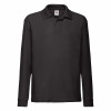 63201 Fruit of the Loom Kids L/S Poly/Cotton Piqué Polo