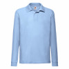 63201 Fruit of the Loom Kids L/S Poly/Cotton Piqué Polo