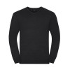 710M Russell Men´s V-Neck Knitted Pullover