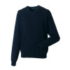 710M Russell Men´s V-Neck Knitted Pullover