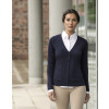 Russell Collection Ladies Cotton Acrylic V Neck Cardigan