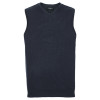 716M Men's V-Neck Sleeveless Knitted Pullover