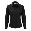 924F Russell Ladies L-Sleeve Fitted Poplin Shirt