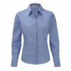 924F Russell Ladies L-Sleeve Fitted Poplin Shirt