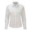 924F Russell Ladies L-Sleeve Fitted Poplin Shirt