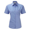 935F Ladies´ Short Sleeve Poly-Cotton Easy Care Poplin Shirt