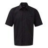 935M Russell Men´s Short Sleeve Poly-Cotton Easy Care Poplin Shirt