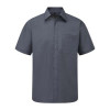 935M Russell Men´s Short Sleeve Poly-Cotton Easy Care Poplin Shirt