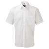 935M Russell Men´s Short Sleeve Poly-Cotton Easy Care Poplin Shirt