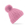 BB413 Beechfield Verbier Fur Pop Pom Beanie