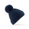 BB413 Beechfield Verbier Fur Pop Pom Beanie