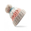 BB486 Beechfield Corkscrew Pom Pom Beanie