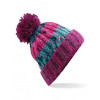 BB486 CL Beechfield Corkscrew Pom Pom Beanie CLEARANCE