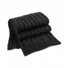 BB499 CABLE KNIT MELANGE SCARF
