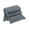 BB499 CABLE KNIT MELANGE SCARF
