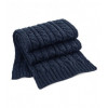 BB499 CABLE KNIT MELANGE SCARF