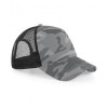 BB694 Beechfield Camo Snapback Trucker Cap