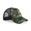 BB694 Beechfield Camo Snapback Trucker Cap