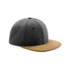 BB668 Suede Peak Snapback Cap