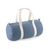 BG646 Denim Barrel Bag