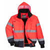 C465 Portwest Hi-Vis 3-in-1 Contrast Bomber Jacket