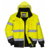 C465 Portwest Hi-Vis 3-in-1 Contrast Bomber Jacket