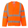 C473 Portwest Hi-Vis 2 Band Jacket L/S