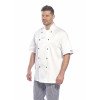 C734 Portwest Chef's Kent Jacket S/S