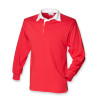 FR100 Front Row L/SLEEVE PLAIN RUGBY SHIRT