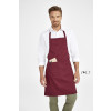 01744 SOLS GRAMERCY Long Apron with pocket CLEARANCE
