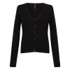 H726 Henbury LADIES LIGHTWEIGHT V-NECK CARDIGAN