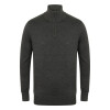H729 Henbury Zip Neck Sweater