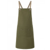 Karlowsky Bib Apron Urban-Nature With Cross Straps And Big Pocket