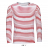 SOL'S MARINE Men's Long Sleeve Striped T-shirt