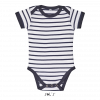 SOL'S MILES BABY Striped Bodysuit