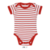 01401 SOL's MILES BABY Striped Bodysuit