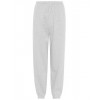 Neutral Unisex Sweatpants With Elastic Cuff