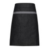 PR128 DOMAIN CONTRAST DENIM WAIST APRON