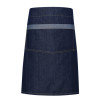 PR128 DOMAIN CONTRAST DENIM WAIST APRON