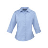 PR305 Premier Ladies 3/4 Sleeve Poplin Shirt