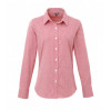 Premier Ladies Gingham Long Sleeve Shirt